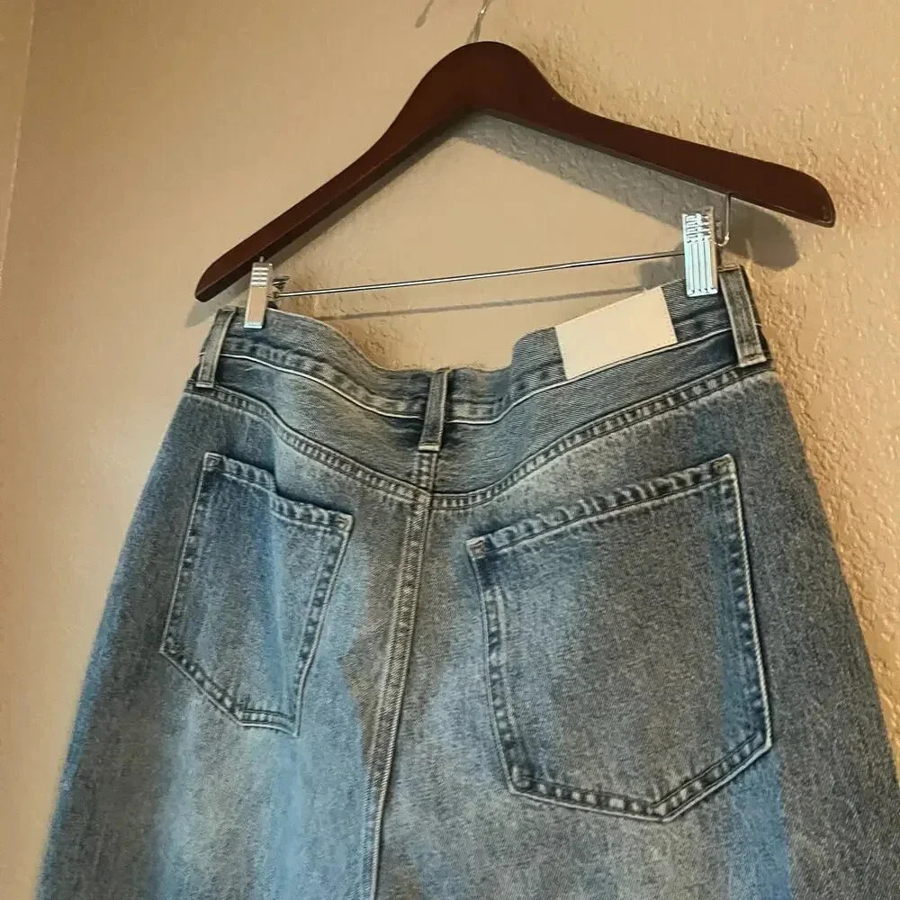 New Pistola Surf Distressed Jeans Button Fly Frayed Hem 32 NWT - Picture 6 of 9